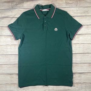 Moncler Green Polo Shirt men’s size Medium